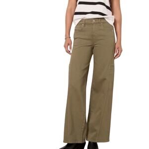 Evereve Olive Green Cargo Jeans
